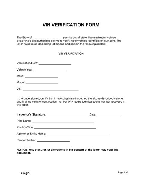 Free Vin Check Printable
