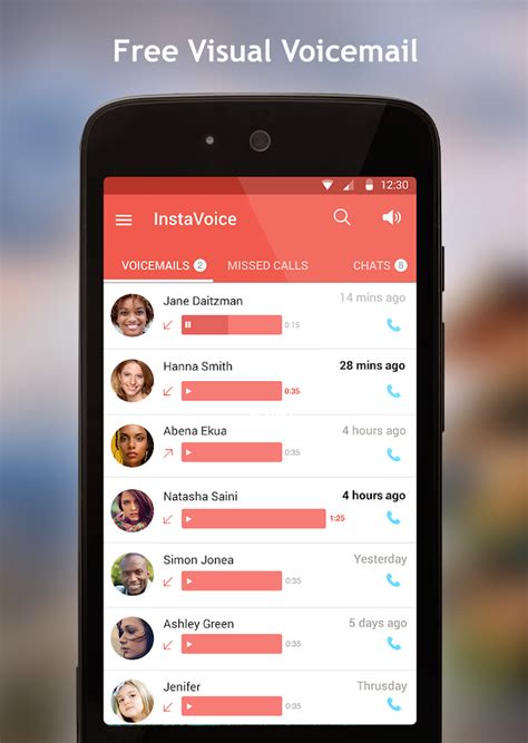 free visual voicemail for android