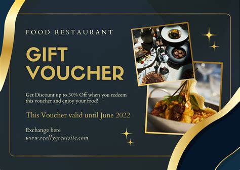 free vouchers for restaurants