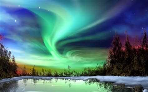 free wallpaper aurora borealis