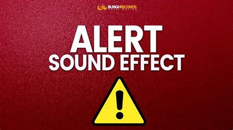 free warning sound effect