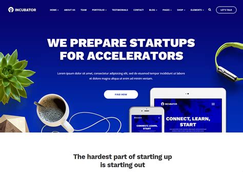 free website for startup business