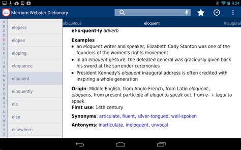 free webster dictionary online