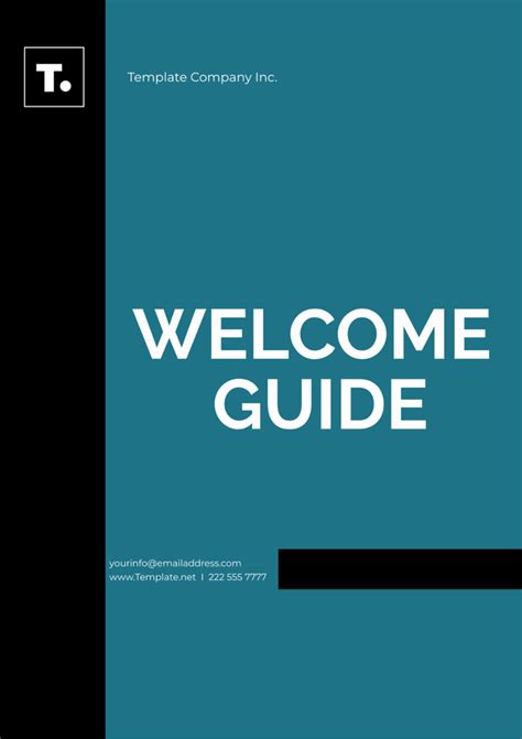 Free Welcome Guide Template