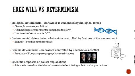free will vs determinism debate psychology