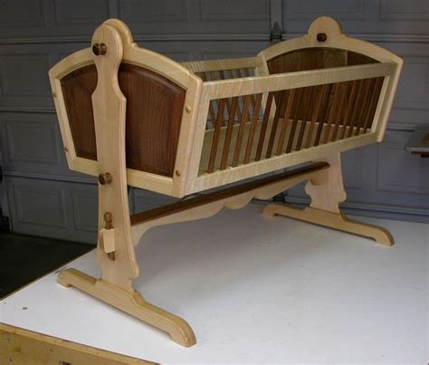 Wooden Baby Cradle Woodworking Plans from Lee's Wood Projects