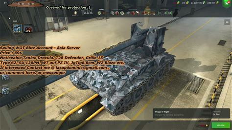 free wot blitz accounts for sale