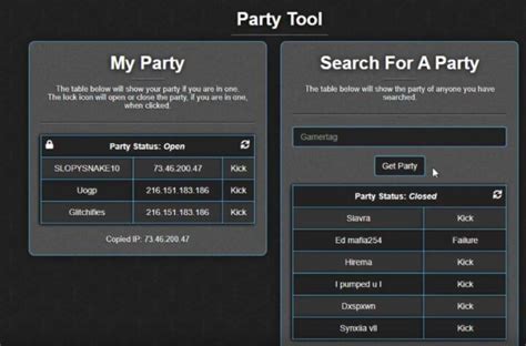 free xbox party tool