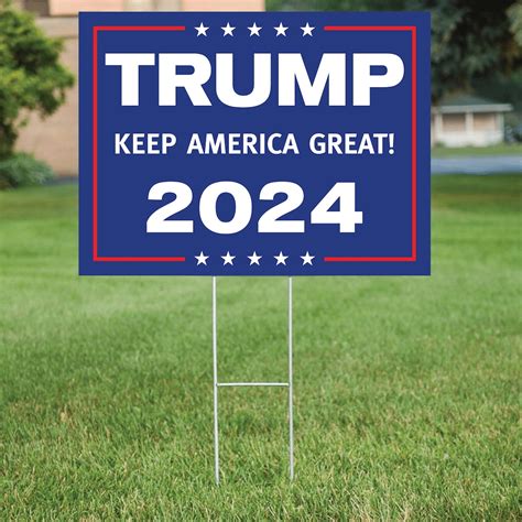 free yard signs for trump