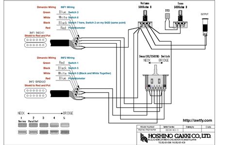 Jazz Bass Style Wiring Diagram