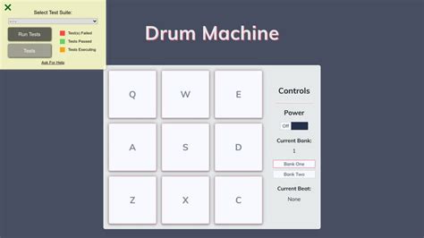 Freecodecamp Drum Machine Codepen