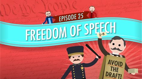 Freedom of Speech Crash Course Government 25 Season 1 Episode 25 Crash Course Government