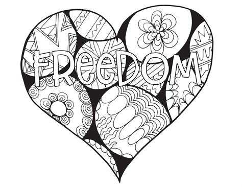 freedom coloring pages printable