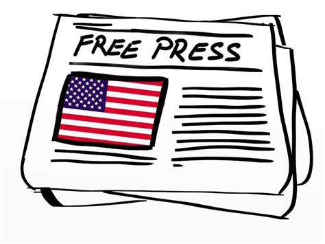 freedom of press clipart
