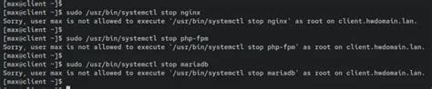 freeipa user is not allowed to run sudo on