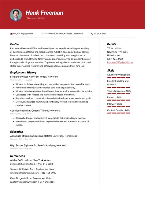 Freelance Resume Template 6+ Free Word, PDF Documents