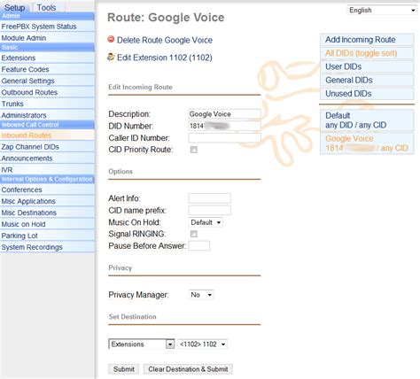 FreePBX VoIP Tutorial Part 7 Configuring Google Voice YouTube