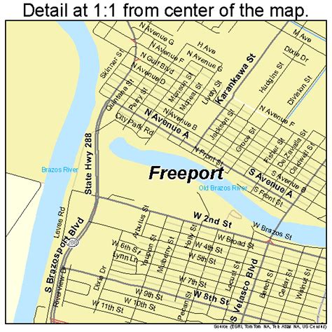 Freeport Tx Zip Code Map
