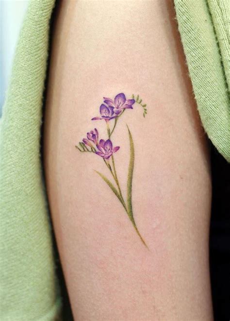 Expert Freesia Flower Tattoo Designs 2023