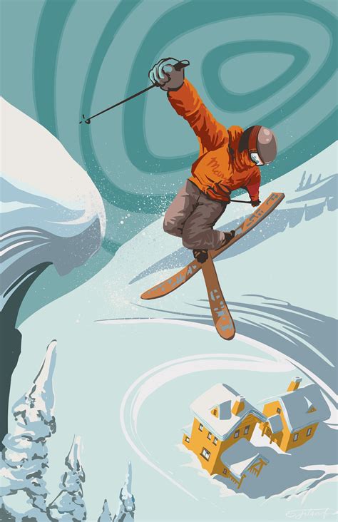 Freestyle Skiing Poster