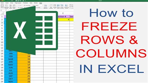 Freeze Column And Row In Excel