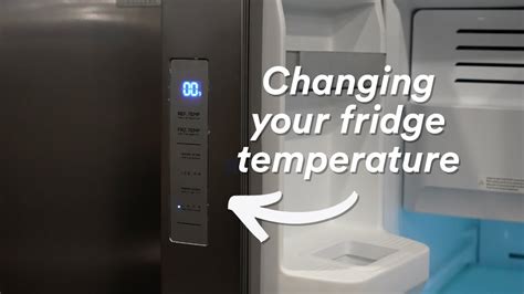 Freezer Temperature Adjustment
