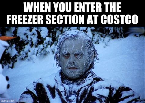 Create meme "the man begins to freeze, frozen man , meme cold