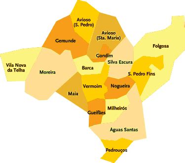 freguesias do concelho da maia