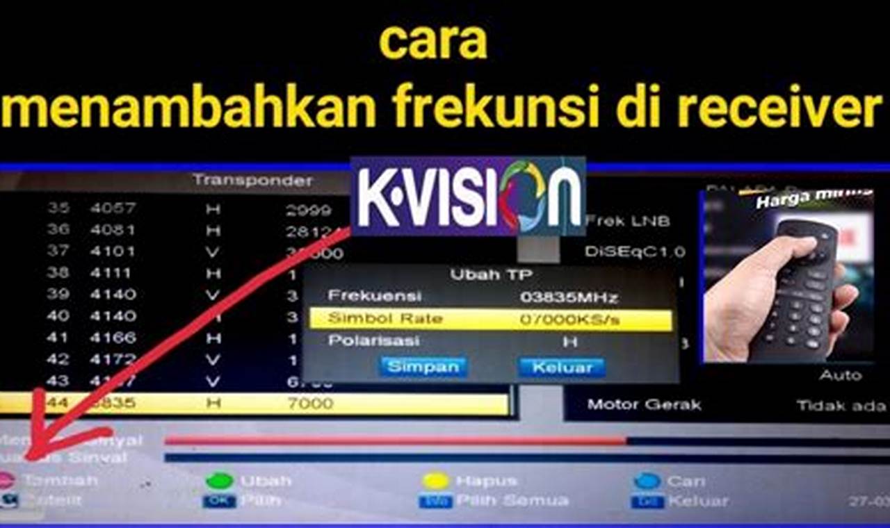 Frekuensi SCTV K Vision: Panduan Lengkap