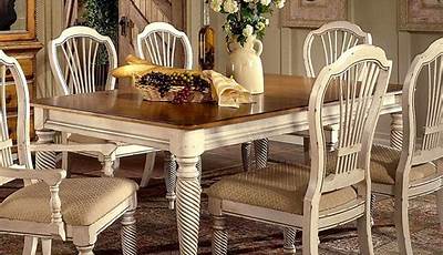 French Country Dining Table And Chairs