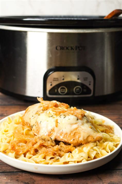 Crockpot French Onion Chicken Family Fresh Meals