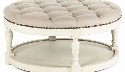 French Ottoman Coffee Table