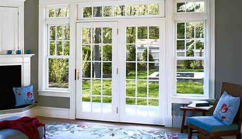 French Patio Doors With Side Windows UPVC / , Everest Make