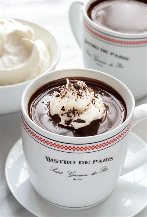 French Hot Chocolate European Style Hot Chocolate