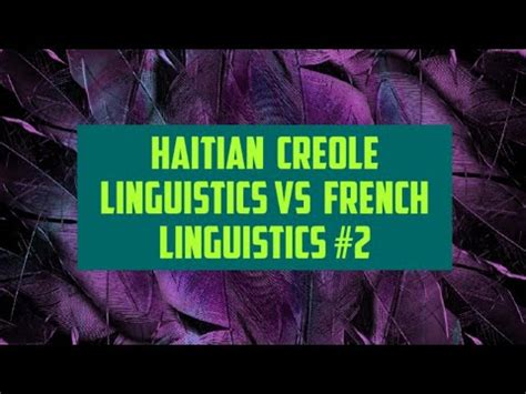 french and haitian creole linguist job