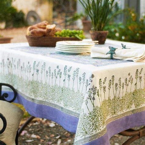 french country linen table runner
