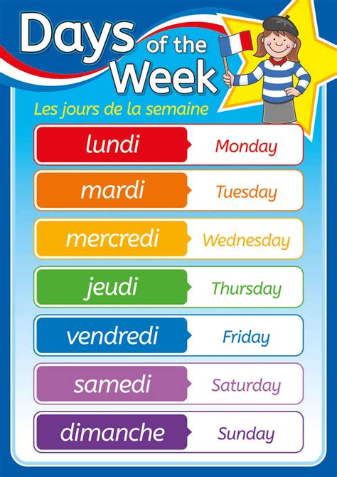 french days of the week