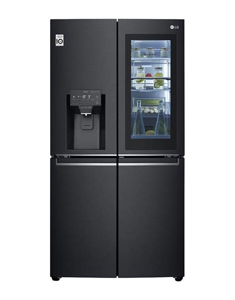 french door fridge freezer black