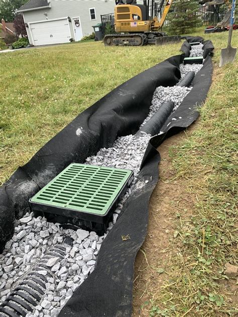 French Drain Catch Basins