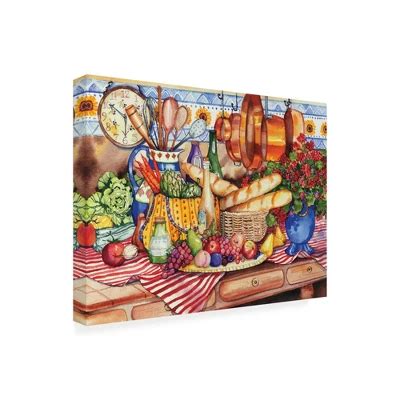 French Kitchen Canvas Art