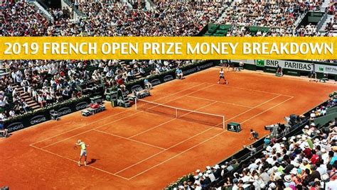 french open 2019 prize money
