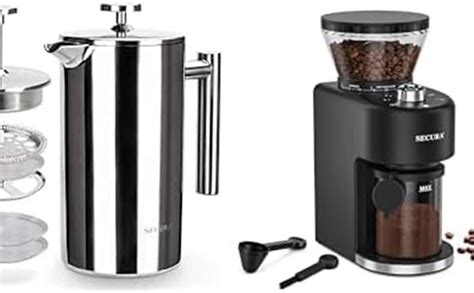 French Press With Grinder