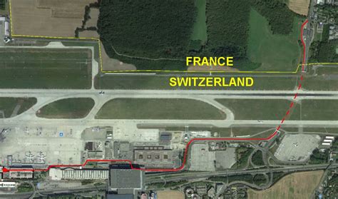french side of geneva airport