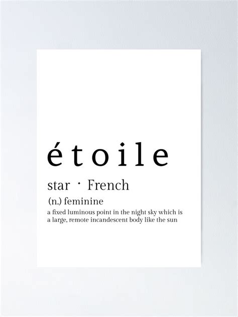 french word etoile