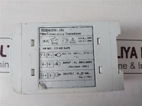Frequency Transducer Rishabh