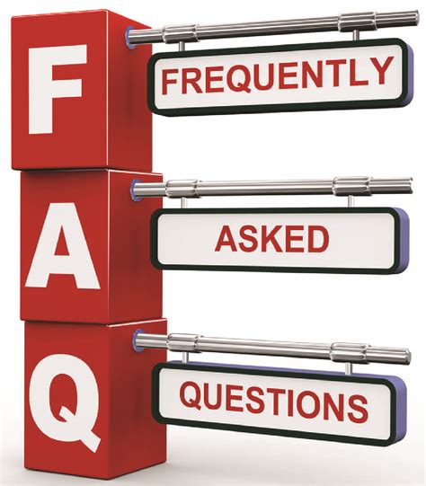 frequently asked questions sign