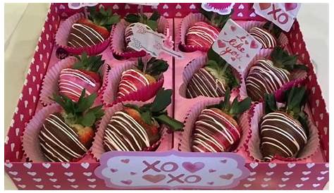 Fresas Decoradas Para San Valentin ¡dulces Detalles Valentín! Regalá Una Caja Con