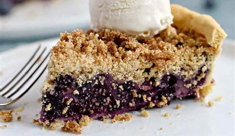 Fresh Blueberry Crumb Pie Recipe
