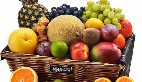 Traditional Fresh Fruit Hamper Large Hand Wrapped