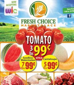 fresh choice ad